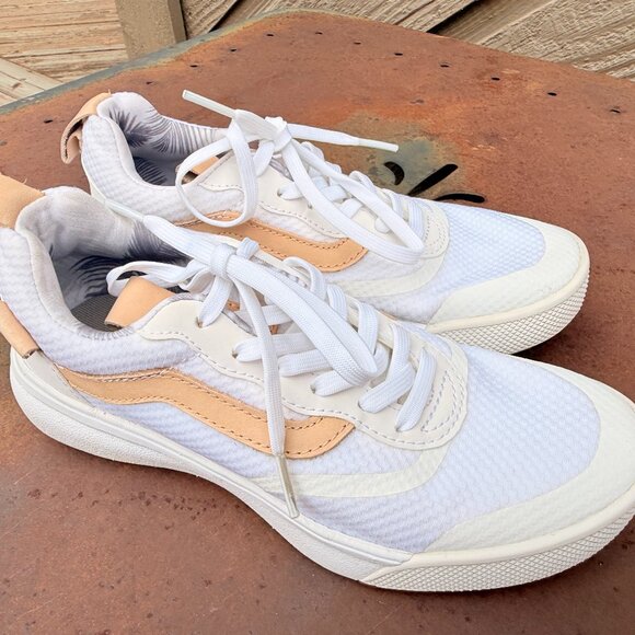Vans Ultra Range Marshmellow and Tan Sneakers - Picture 1 of 8